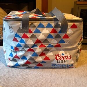 Coors Light Cooler Bag with Triangular Design